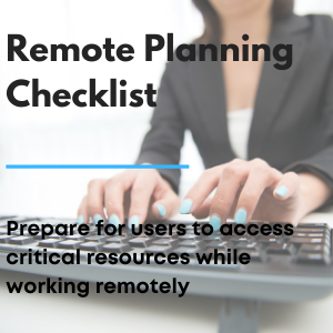 Remote Planning Checklist